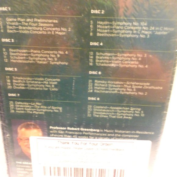 2011 Great Courses 30 Greatest ORCHESTRA Works 8 CD's & GUIDEBOOK - Picture 2 of 3